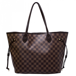 Louis Vuitton Damier Ebene Canvas Neverfull MM Bag