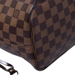 Louis Vuitton Damier Ebene Canvas Neverfull MM Bag