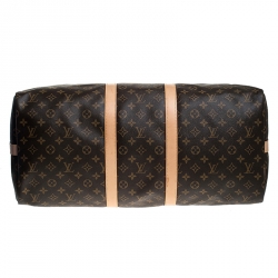 Pre Owned Louis Vuitton Monogram Canvas Keepall 55 Bag
