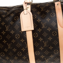 Pre Owned Louis Vuitton Monogram Canvas Keepall 55 Bag