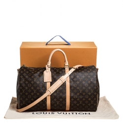 Pre Owned Louis Vuitton Monogram Canvas Keepall 55 Bag