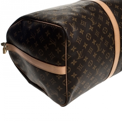 Pre Owned Louis Vuitton Monogram Canvas Keepall 55 Bag