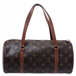 Pre Owned حقيبة لوي فيتون بابيلون كانفاس دامييه أيبين 30