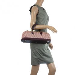 Pre Owned Louis Vuitton Mini Lin Horizontal Alma