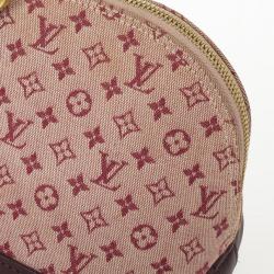 Pre Owned Louis Vuitton Mini Lin Horizontal Alma