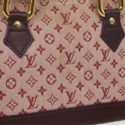 Pre Owned Louis Vuitton Mini Lin Horizontal Alma