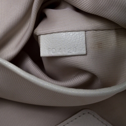 Pre Owned Louis Vuitton Blanc Monogram Limited Edition Sabbia Besace Bag                                     