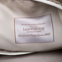 Pre Owned Louis Vuitton Blanc Monogram Limited Edition Sabbia Besace Bag                                     