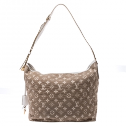 Pre Owned Louis Vuitton Blanc Monogram Limited Edition Sabbia Besace Bag                                     