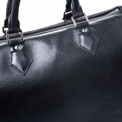 Pre Owned Louis Vuitton Black Epi Leather Speedy 30 Bag