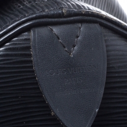 Pre Owned Louis Vuitton Black Epi Leather Speedy 30 Bag