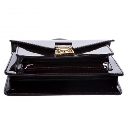 Pre Owned Louis Vuitton Amarante Vernis Monceau BB Bag