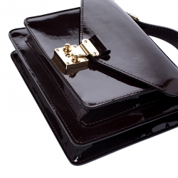 Pre Owned Louis Vuitton Amarante Vernis Monceau BB Bag