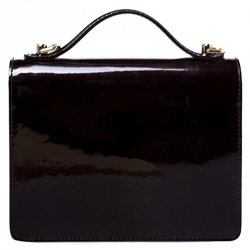 Pre Owned Louis Vuitton Amarante Vernis Monceau BB Bag