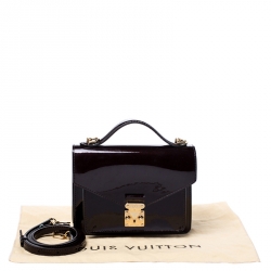 Pre Owned Louis Vuitton Amarante Vernis Monceau BB Bag