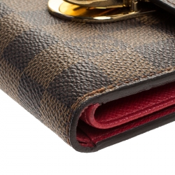 Pre Owned Louis Vuitton Damier Ebene Canvas Koala Wallet