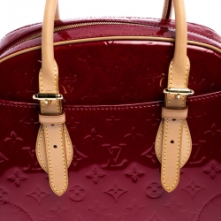 Pre Owned Louis Vuitton Pomme D’amour Monogram Vernis Summit Drive Bag