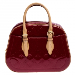 Pre Owned Louis Vuitton Pomme D’amour Monogram Vernis Summit Drive Bag