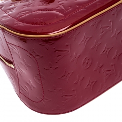 Pre Owned Louis Vuitton Pomme D’amour Monogram Vernis Summit Drive Bag