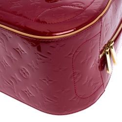 Pre Owned Louis Vuitton Pomme D’amour Monogram Vernis Summit Drive Bag