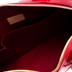 Pre Owned Louis Vuitton Pomme D’amour Monogram Vernis Summit Drive Bag