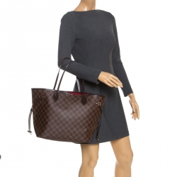 مملوكة مسبقًا Louis Vuitton Damier Ebene Canvas Neverfull MM Bag