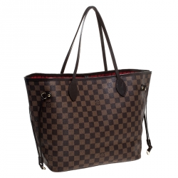 Louis Vuitton Damier Ebene Canvas Neverfull MM Bag