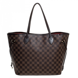 Louis Vuitton Damier Ebene Canvas Neverfull MM Bag