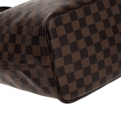 Louis Vuitton Damier Ebene Canvas Neverfull MM Bag
