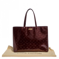 مملوكة مسبقًا Louis Vuitton Amarante Monogram Vernis Wilshire GM Bag