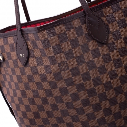 Louis Vuitton Damier Ebene Canvas Neverfull MM Bag