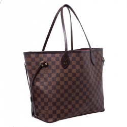 Louis Vuitton Damier Ebene Canvas Neverfull MM Bag