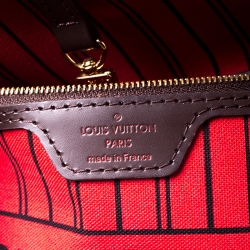 Louis Vuitton Damier Ebene Canvas Neverfull MM Bag