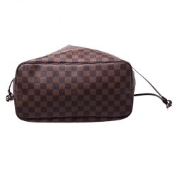 Louis Vuitton Damier Ebene Canvas Neverfull MM Bag