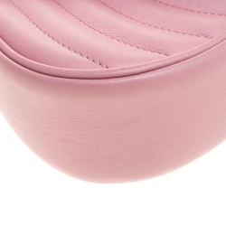 Pre Owned Louis Vuitton Smoothie Pink Leather New Wave Chain PM Bag