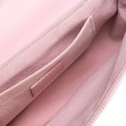 Pre Owned Louis Vuitton Smoothie Pink Leather New Wave Chain PM Bag