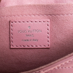 Pre Owned Louis Vuitton Smoothie Pink Leather New Wave Chain PM Bag