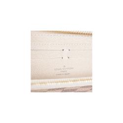 Pre Owned Louis Vuitton Damier Azur Canvas Zippy Compact Wallet