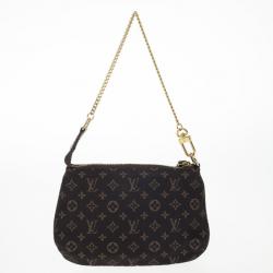 مملوكة مسبقًا Louis Vuitton Fusain Monogram Idylle Mini Accessories Pochette Bag
