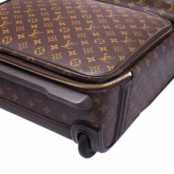Pre Owned Louis Vuitton Monogram Canvas Pegase 55 Luggage