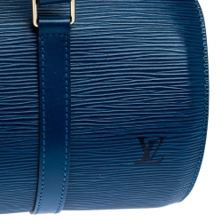 مملوكة مسبقًا حقيبة لوي فيتون سوفلوت جلد أيبي توليدو زرقاء