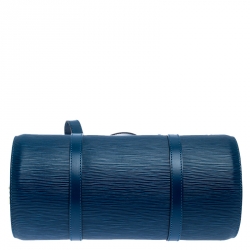 مملوكة مسبقًا حقيبة لوي فيتون سوفلوت جلد أيبي توليدو زرقاء