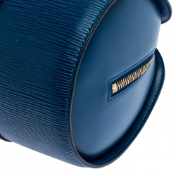 مملوكة مسبقًا حقيبة لوي فيتون سوفلوت جلد أيبي توليدو زرقاء