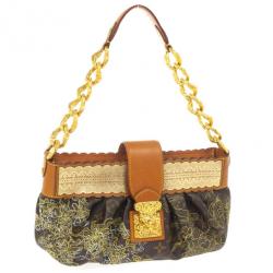 Pre Owned Louis Vuitton Limited Edition Monogram Dentelle Kirsten Bag