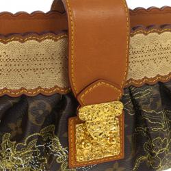 Pre Owned Louis Vuitton Limited Edition Monogram Dentelle Kirsten Bag