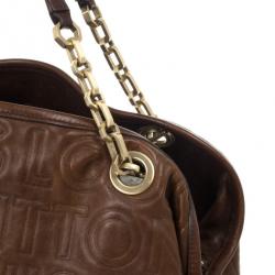مملوكة مسبقًا Louis Vuitton Limited Edition Chocolate Leather Paris Souple Whisper PM Bag