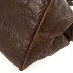 مملوكة مسبقًا Louis Vuitton Limited Edition Chocolate Leather Paris Souple Whisper PM Bag