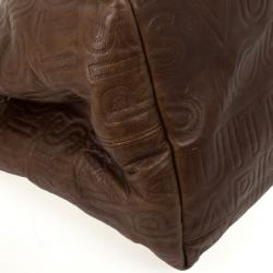 مملوكة مسبقًا Louis Vuitton Limited Edition Chocolate Leather Paris Souple Whisper PM Bag