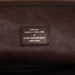 مملوكة مسبقًا Louis Vuitton Limited Edition Chocolate Leather Paris Souple Whisper PM Bag