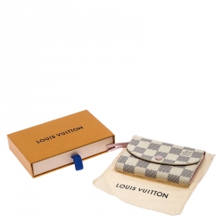 مملوكة مسبقًا Louis Vuitton Damier Azur Canvas Rosalie Coin Purse 